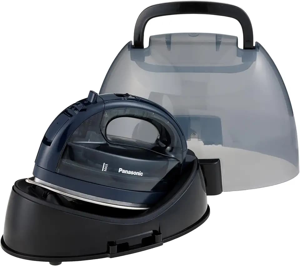 Panasonic NI-WL700A Cordless Steam/Dry Iron, 1500W, Black/Dark Blue