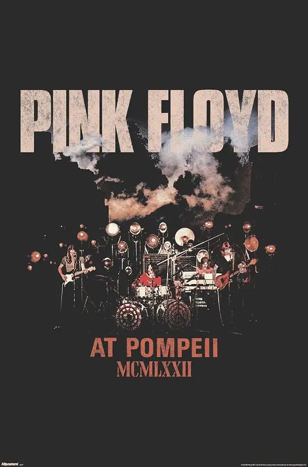 Pink Floyd: Live At Pompeii - Band Wall Poster, 34L" x 22.4W", Premium Unframed Version
