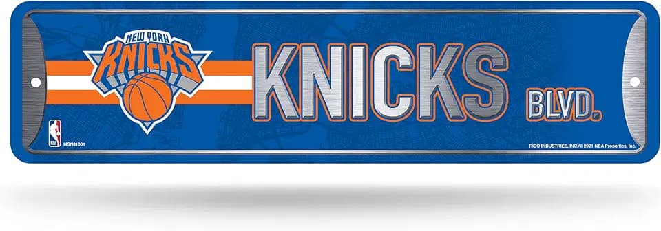 Rico Industries NBA Basketball Metal Street Sign