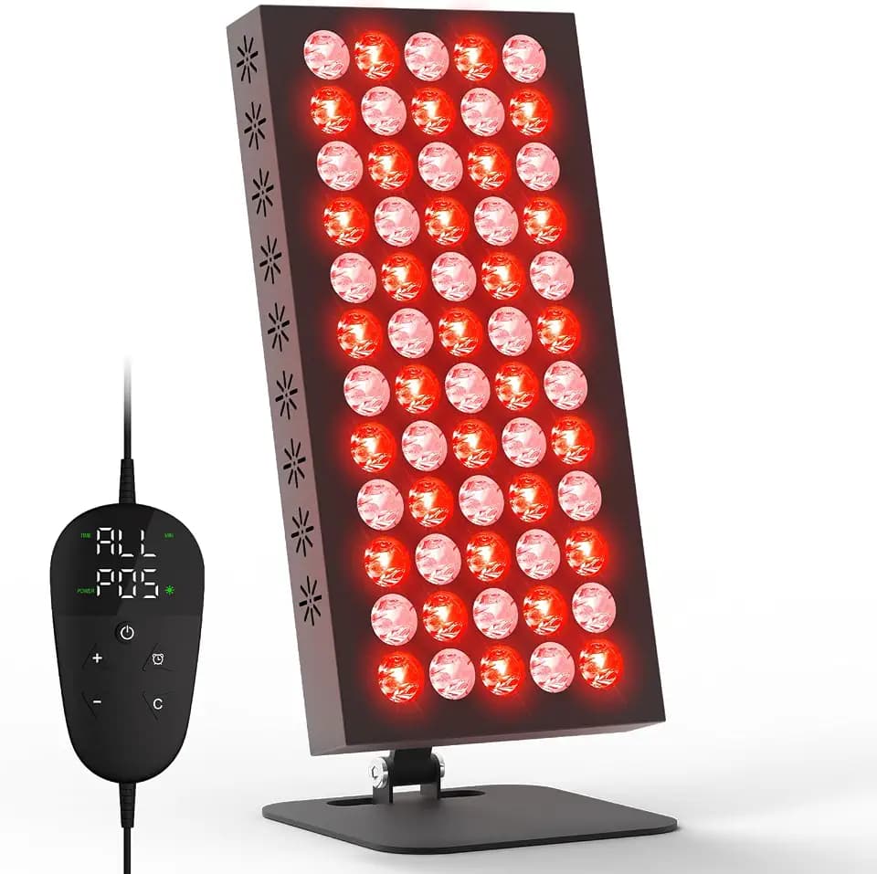 Rotlichtlampe Infrarotlampe Panel, Red Light Panel mit 60 LEDs