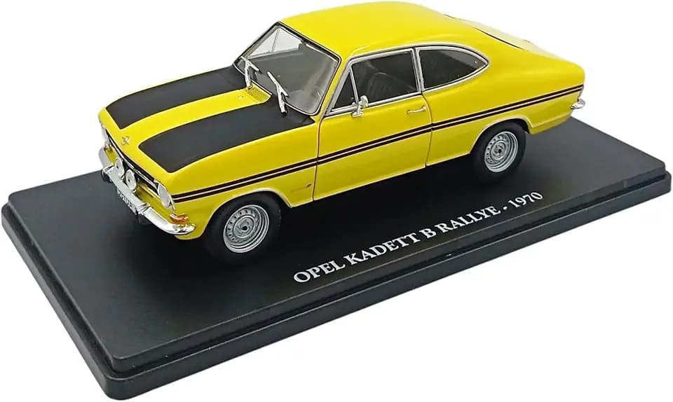 OPO 10 - 1/24 Scale Collectible Miniature car Compatible with Opel Kadett B Rallye (1970) VC056
