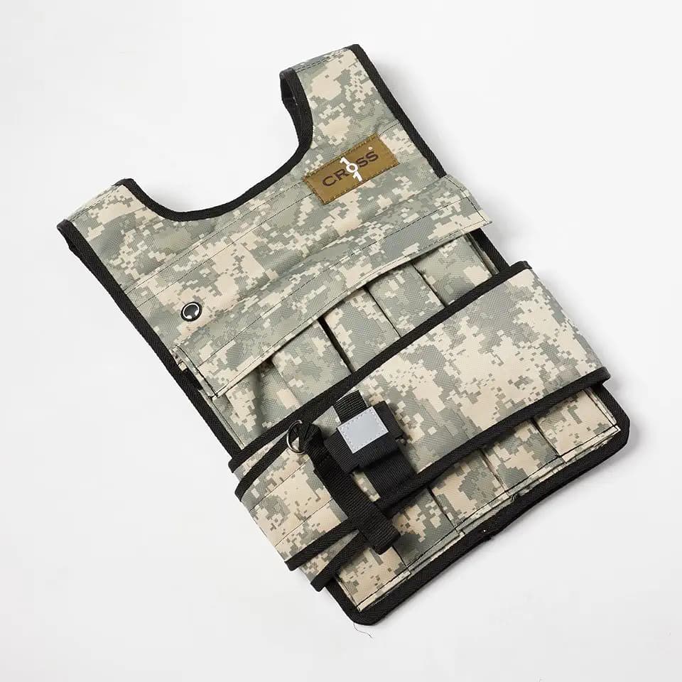 CROSS101 20LBS - 140LBS Adjustable Weighted Vest With Shoulder Pads Option for Men and Women