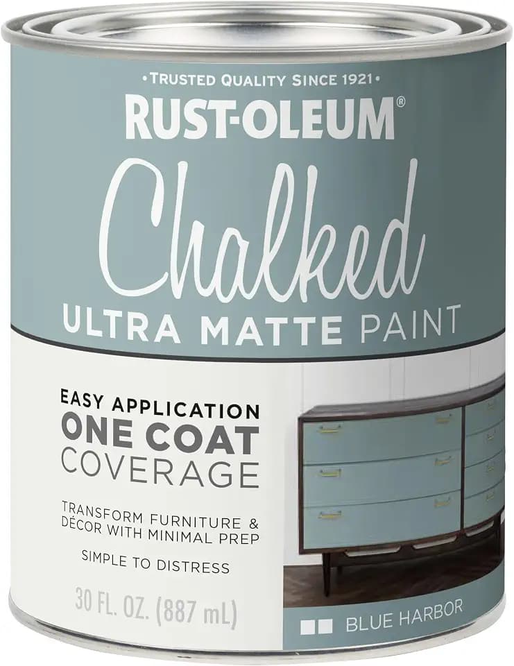 Rust-Oleum Chalked All-in-One Ultra Matte Harbor Blue Spray Paint