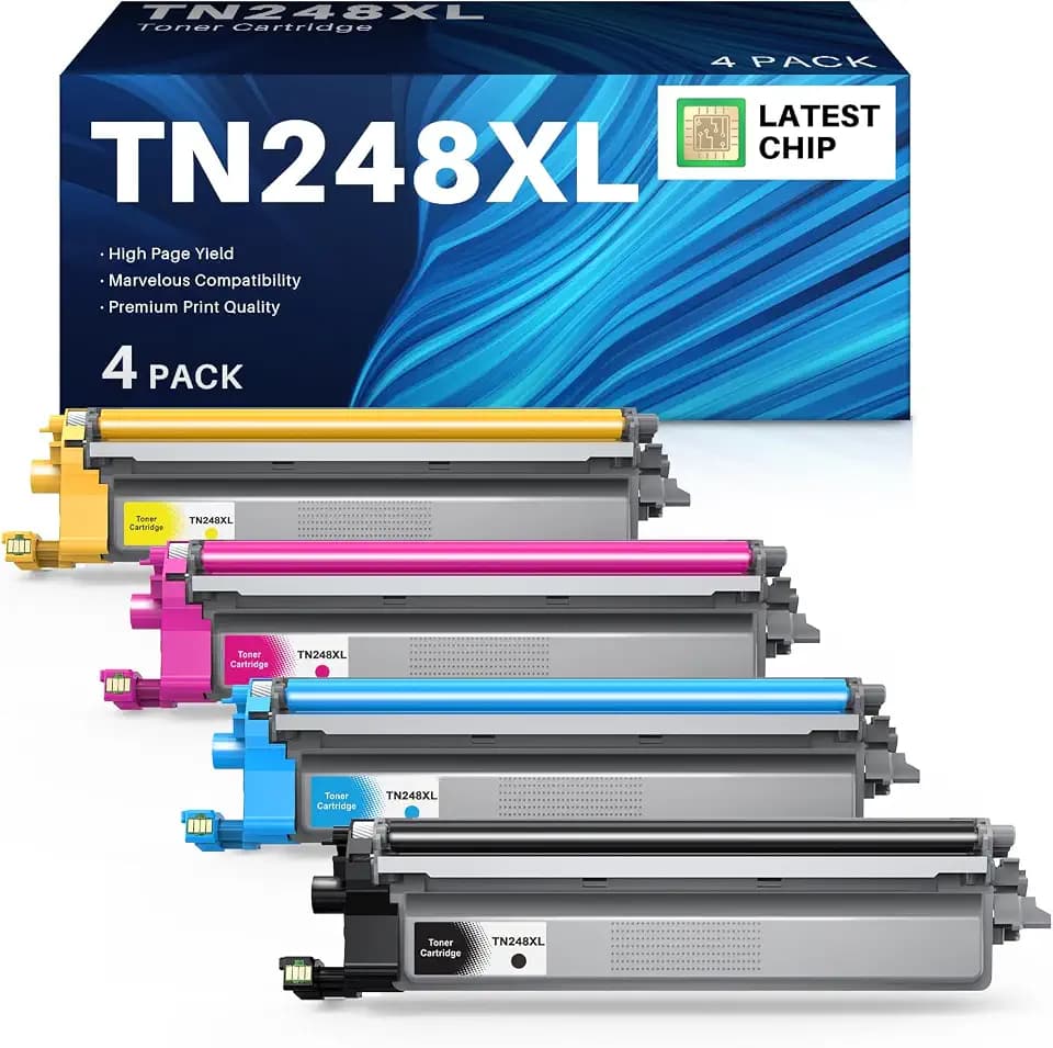 INK4U TN248XL Toner Kompatibel für Brother TN-248XLVAL Tonerkartuschen