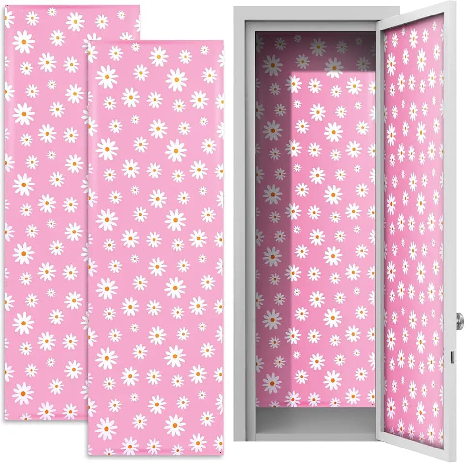 Konohan 2pcs Magnetic Locker Wallpaper Back to School, Dasiy