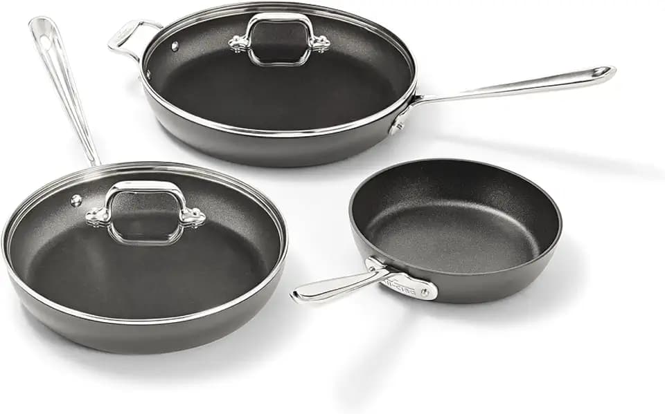 All-Clad HA1® Nonstick 5-Piece Pots & Pans Set, Induction Ready