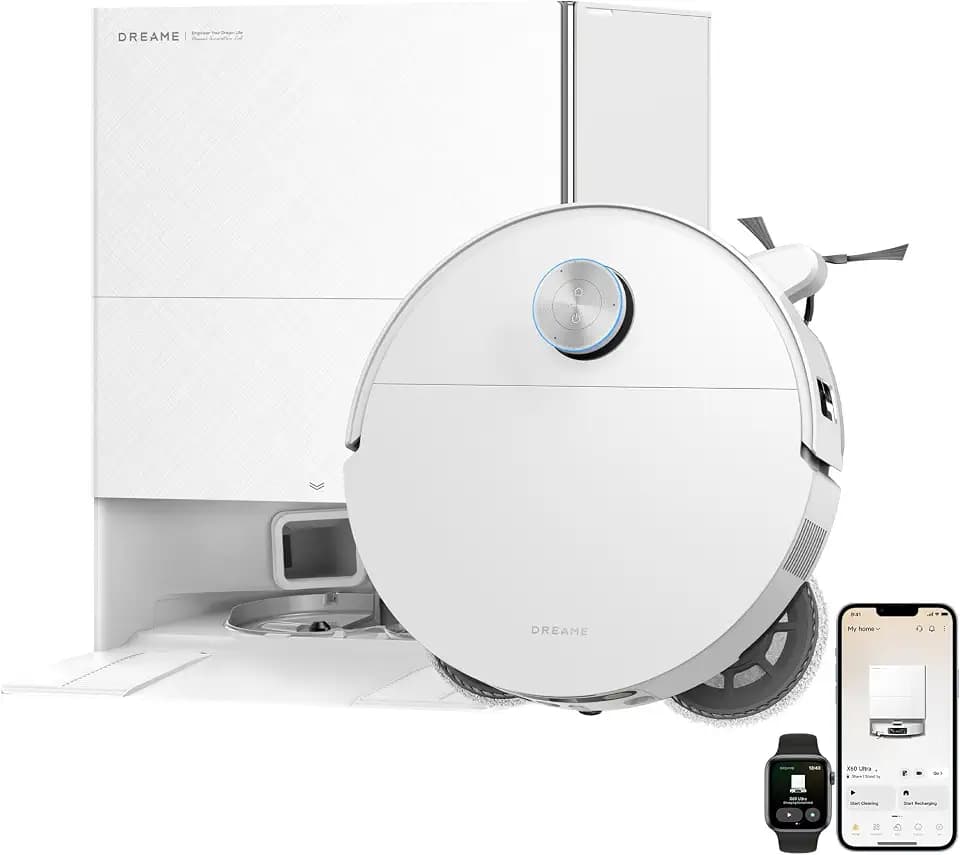 dreame X60 Ultra Robot Vacuum, Dual Al Cameras 280+ Obstacles Recognition