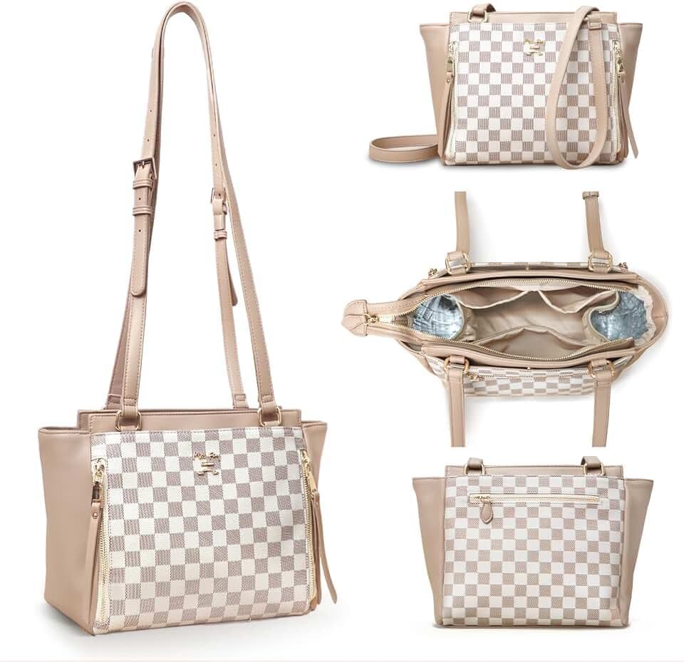 miss fong Small Diaper Bag leather Crossbody Bags for Women Diaper Purse