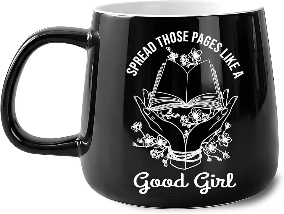 Hyturtle Funny Book Coffee Mug Gifts for Dark Romance Lovers on Birthday