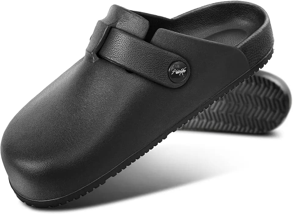 KEMISANT Clogs Mules for Women Nursing Garden-Cushioned Footbed-Ligthweight