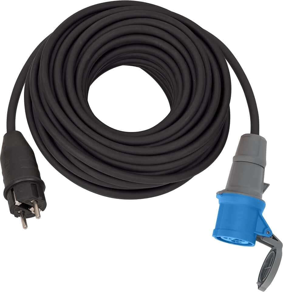 Brennenstuhl Adapterkabel mit Schutzkontakt-Stecker und CEE-Kupplung 25m