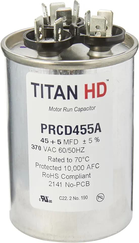Packard Titan Hd 45+5Mfd, 370V, Round Prcd455A