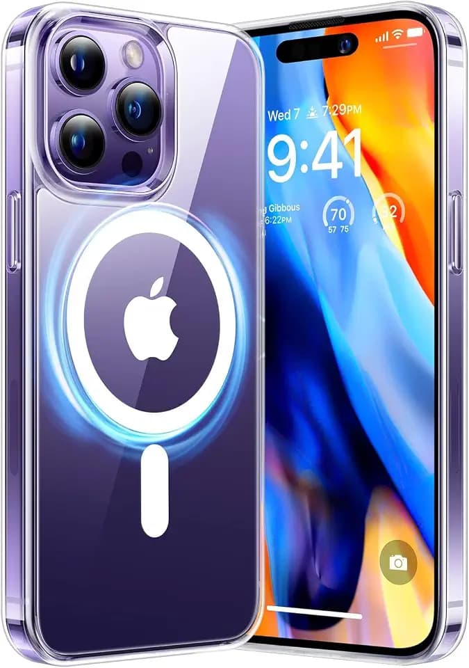 TORRAS für iPhone 14 Pro Hülle für MagSafe Transparent