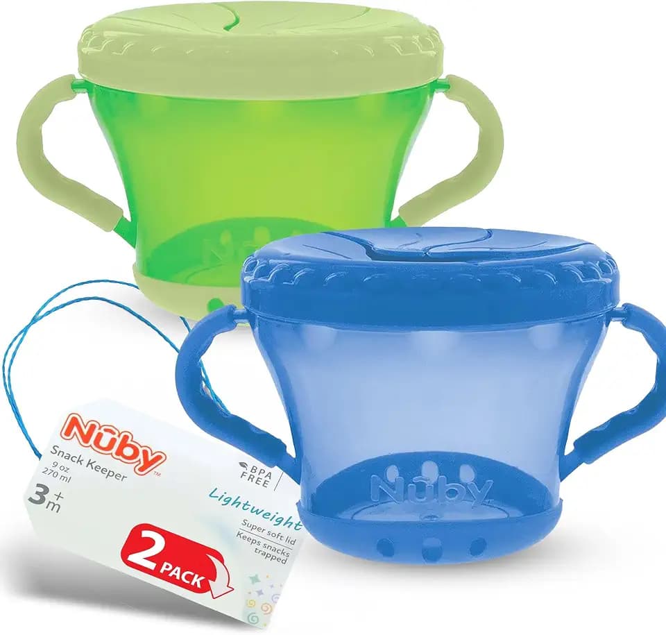 Nuby 2 Pack Snack Keepers