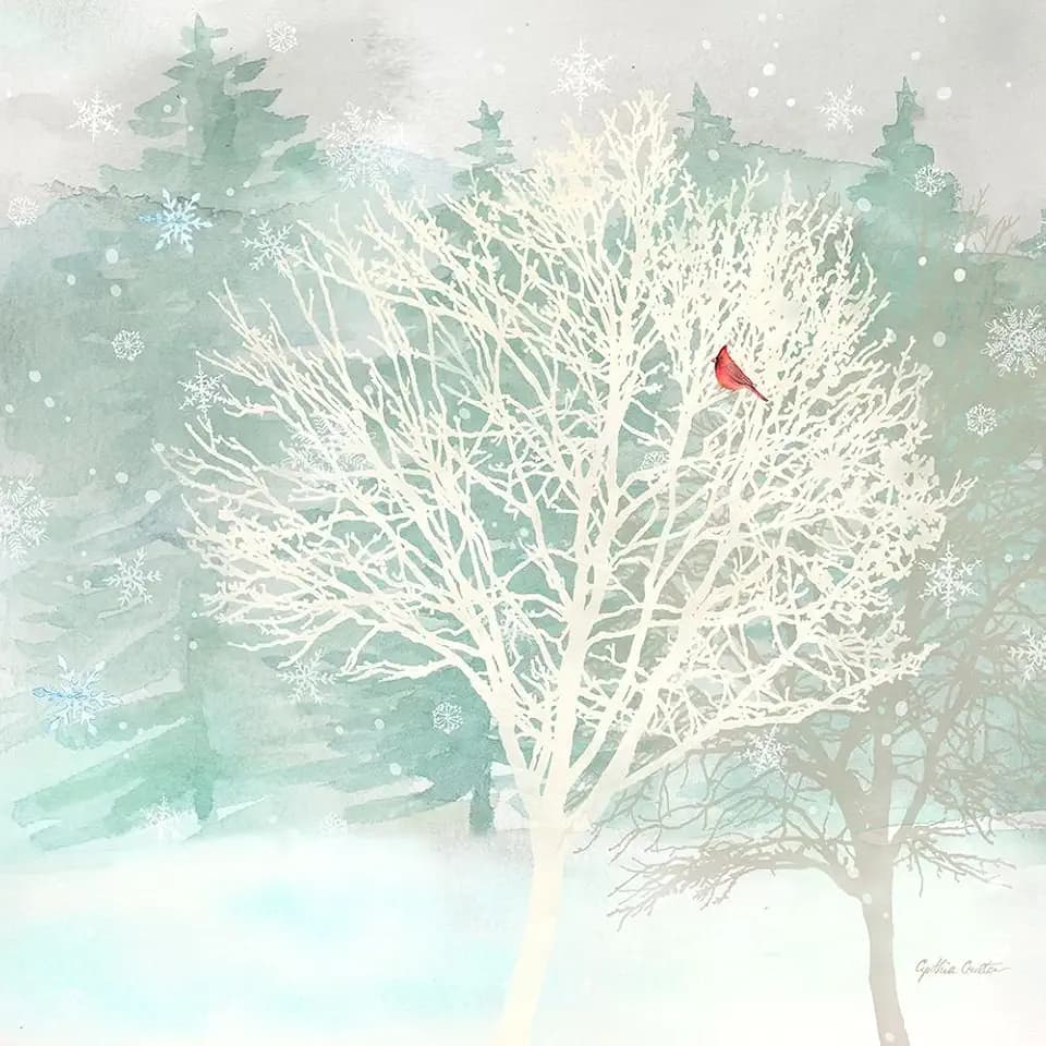 Posterazzi Collection Winter Wonder Ii Poster Print by Cynthia Coulter (24 x 24)