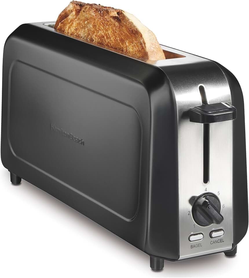 Hamilton Beach Slim Extra Wide Long Slot 2 Slice Toaster