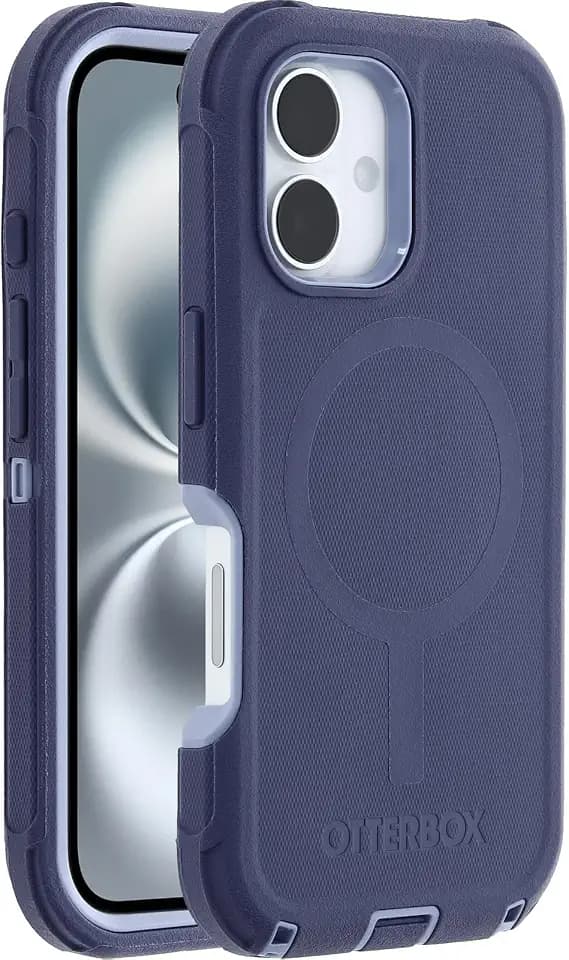 OtterBox Defender Series MagSafe Case for iPhone 16, Shockproof, Purple