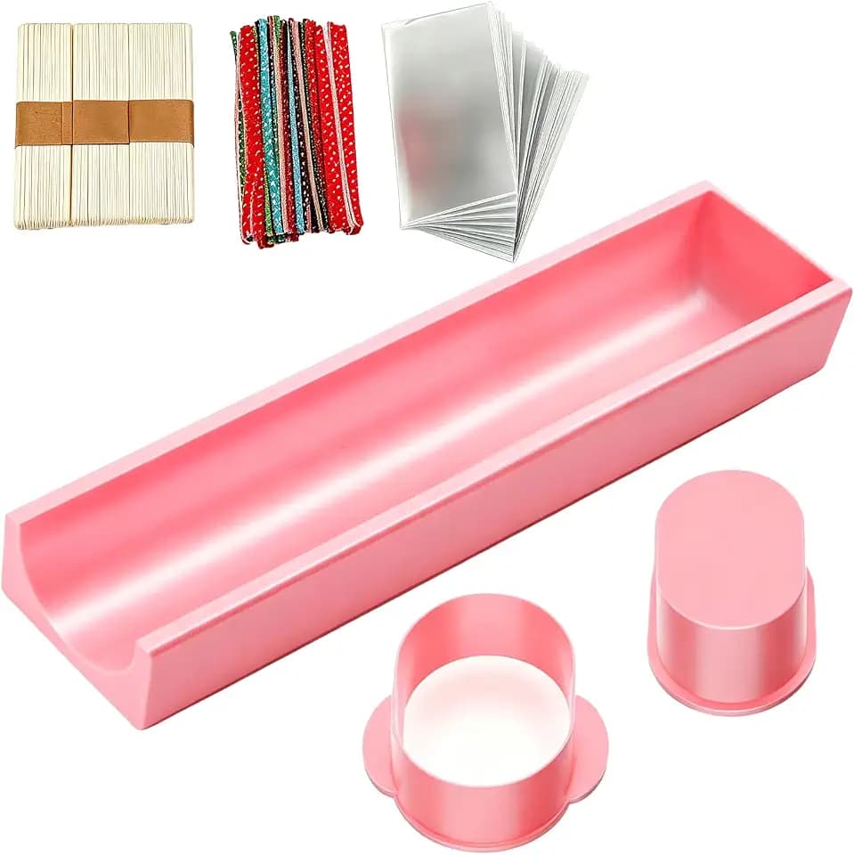 Cakesicle Cutter Mold Set with 9in Tray, Pink