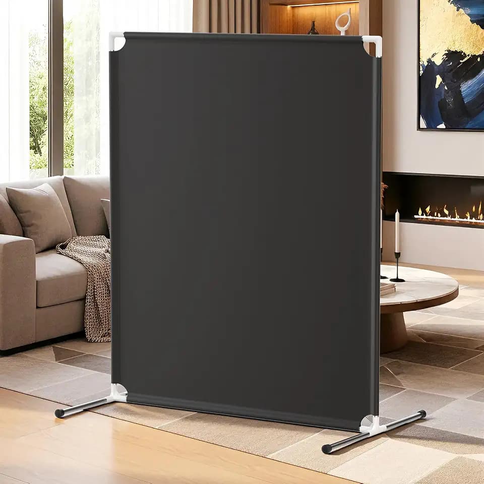 Room Divider for Privacy Protection,Black