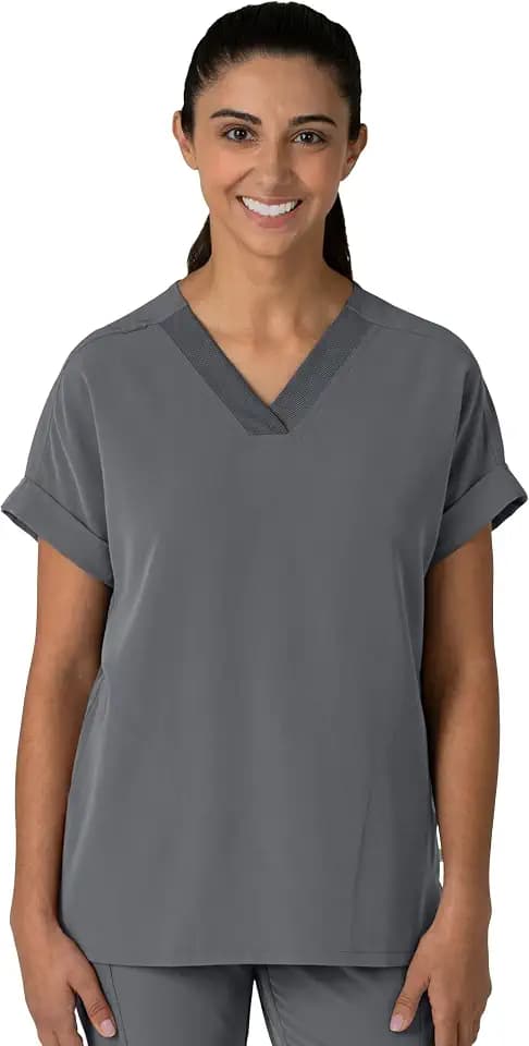 Wink Women's Women's Drop Shoulder Boxy Scrub Top