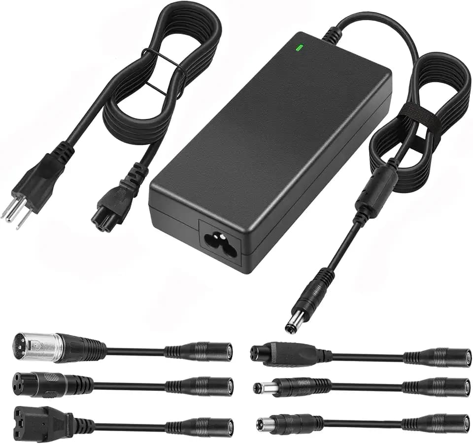 TREE.NB 42V 2A Electric Scooter Charger with 7 Plugs Connections,