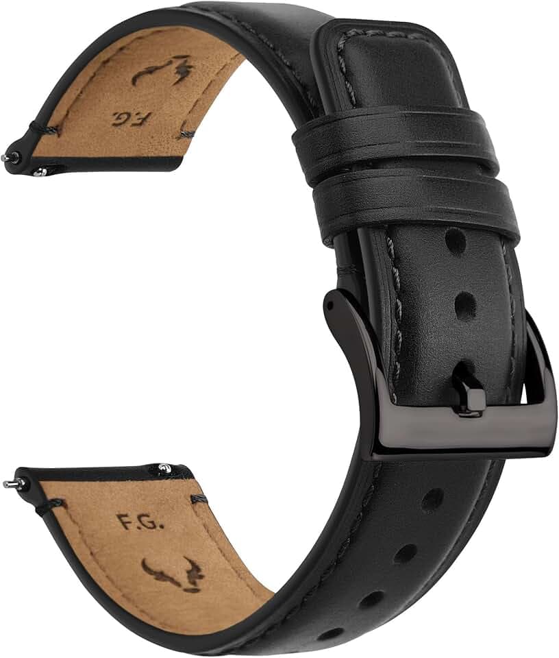 Fullmosa Leder Uhrenarmband Vintage-Ersatzarmband, Uhrenarmband 22mm 20mm 24mm 19mm 18mm Armband Uhr Zubehör für Herren Damen, Uhrband für Smartwatch und Universal-Uhren