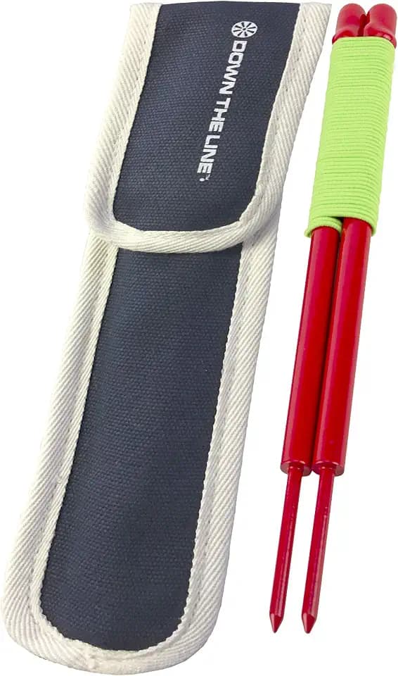 GoSports Down The Line 10 ft Putting String Guide - Golf Alignment Training Aid, Master Straight and Breaking Putts