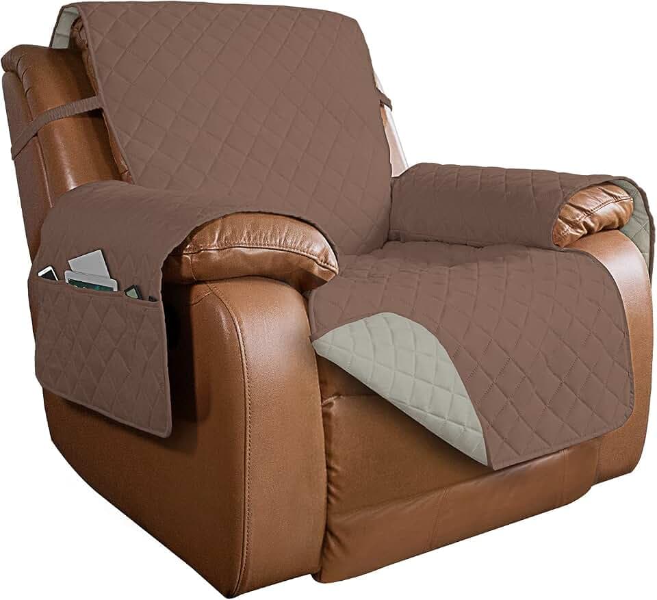 PureFit Reversible Recliner Chair Covers Couch Covers for Dogs, 28 in