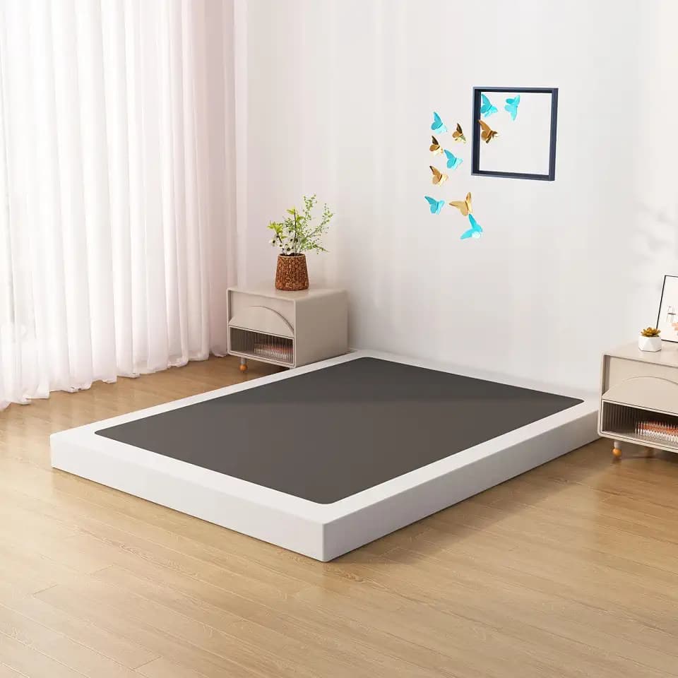 Upcanso Box Spring for Queen Bed 6 Inch, Bed Base with Fabric Cover