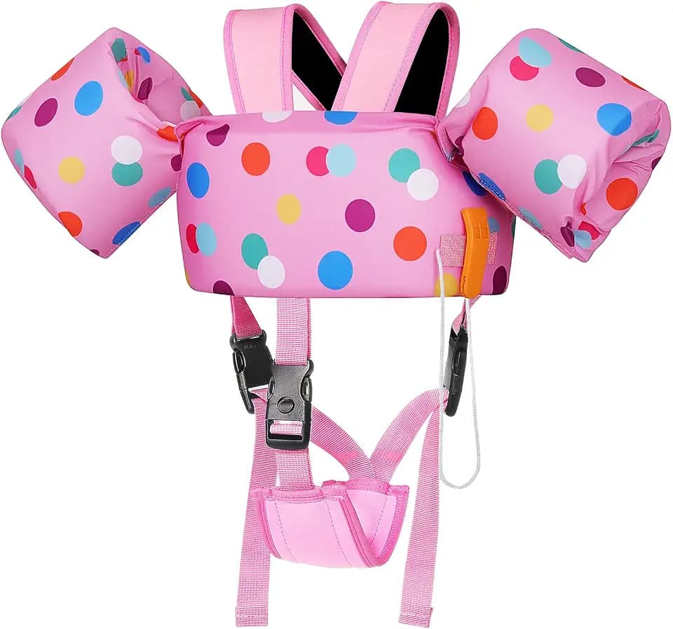 MoKo Toddler Swim Vest for 20-30-50lbs, Kids Swim Arm Band