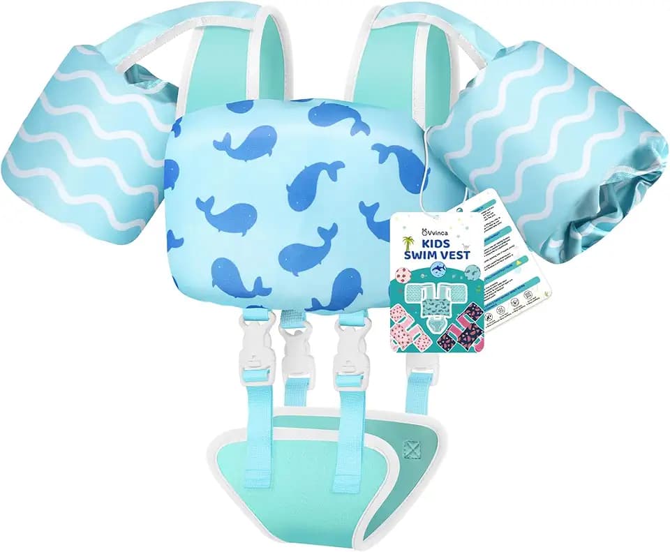 Vvinca Puddle Kid Jumper for 20-60 Lbs, Toddler Pool Floaties for Kids 2-4