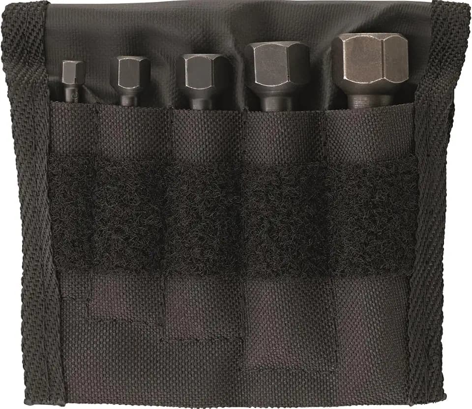 STAHLWILLE 901/5T Schraubenausdreher-Satz 5-tlg. | zum Entfernen von beschädigten Schrauben M5-M20, Links- und Rechtsgewinde | in Textiltasche | Made in Germany