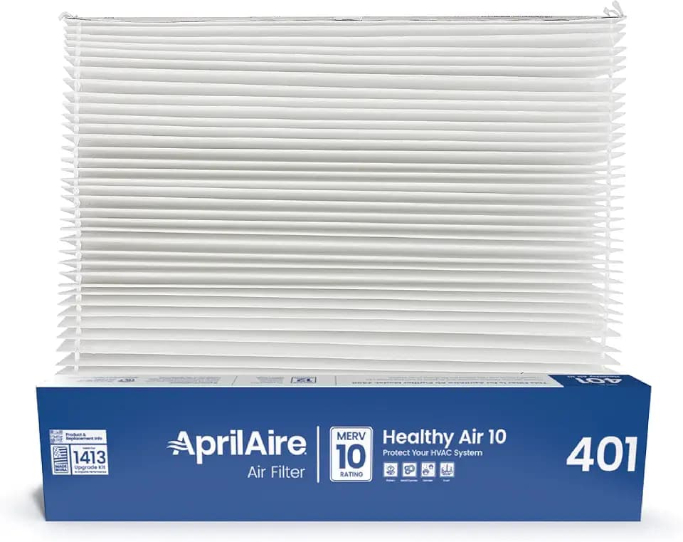 AprilAire 401 Replacement Furnace Filter for AprilAire 2400, Space-Gard 2400 Whole-House Air Purifiers - MERV 10, 16x25x6 Air Filter (Pack of 1)
