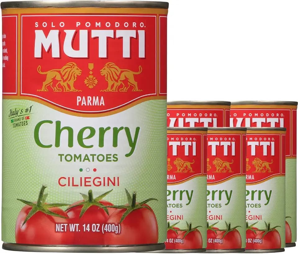 Mutti — 14 oz. 6 Pack of Cherry Tomatoes (Ciliegini) from Italy’s #1 Tomato Brand. Sweet and succulent, use in place of fresh!