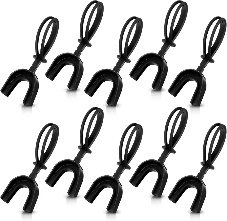 Dunzy 10 Pcs Football Mouth Guard with Strap