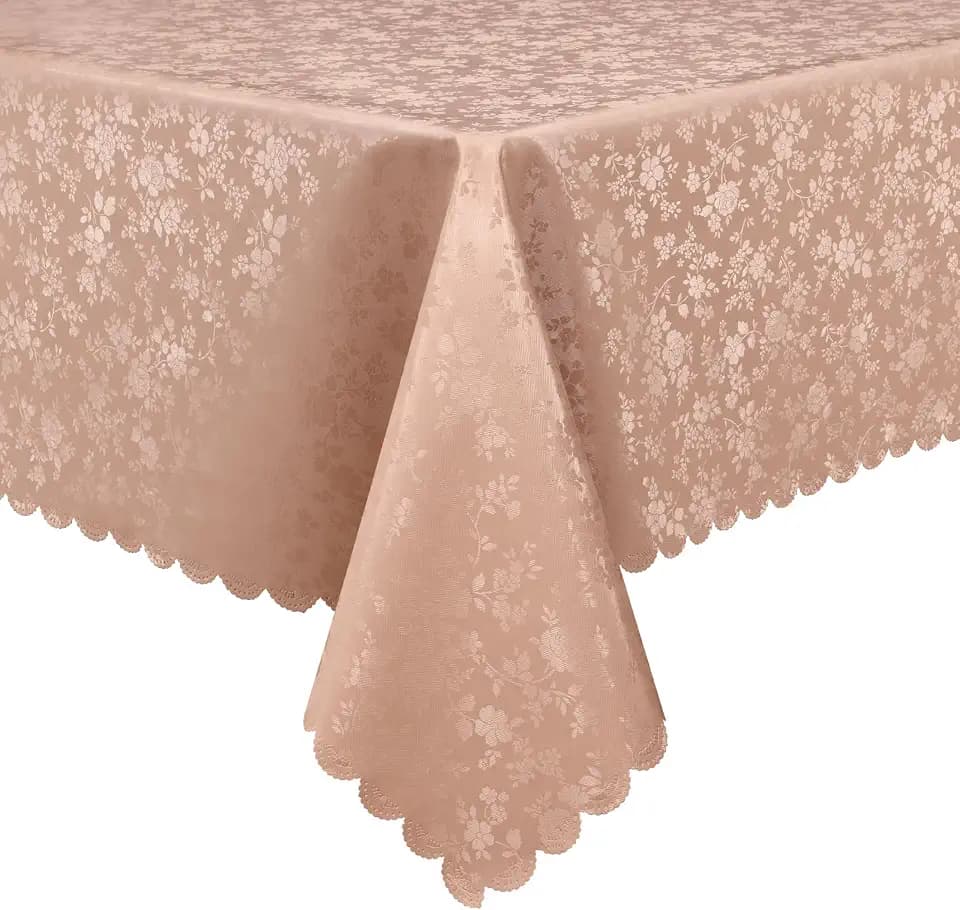 Smiry Rectangle Waterproof Heavy Duty Vinyl Tablecloths, 60 x 84 Inch