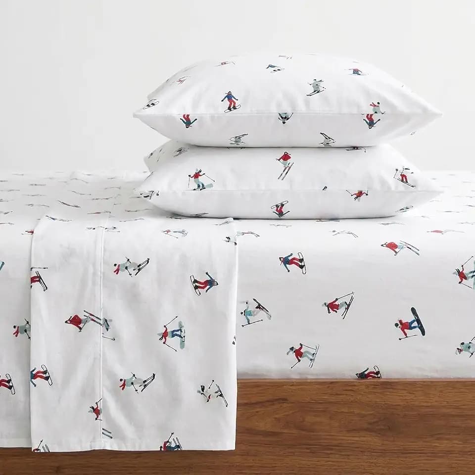 Eddie Bauer - Twin Sheet Set with Fitted Sheet & Pillowcase