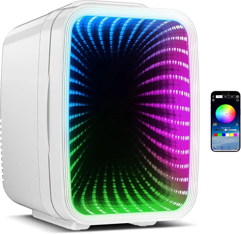 BEICHEN Mini Fridge 4L/6 Can With APP Light Controller for Gaming Room