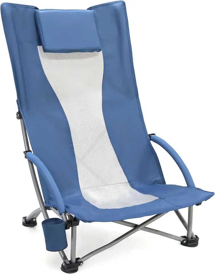 OUTSIDER High Back Folding Low Beach Chair