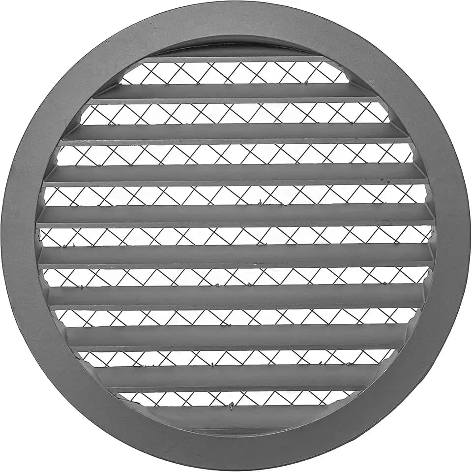 Repa Market 12.5 Inch (Vent Opening Size) Heavy-Duty Aluminum Alloy Gable Vent - Air Vent Covers with Mesh Screen - Cold Air Intake, Register Vent Cover for HVAC - Outdoor Air Return Grille