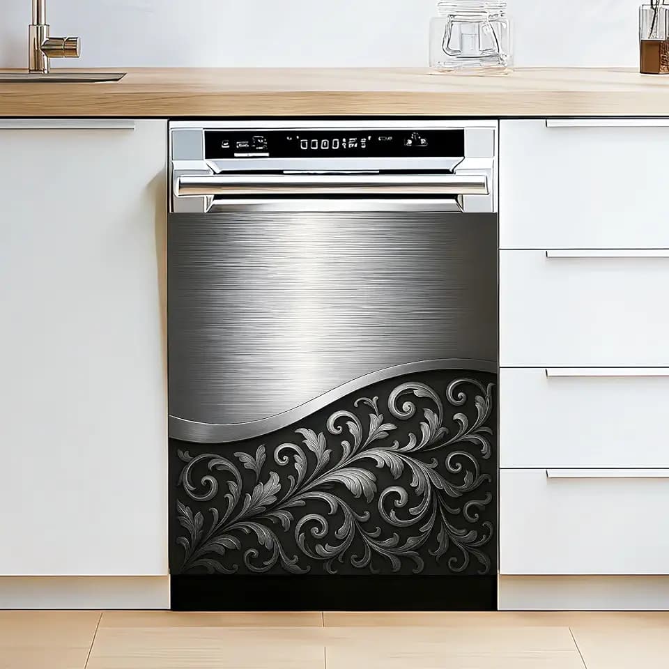 Dishwasher & Refrigerator Magnetic Sticker Cover Panel Decal - 23"x26"