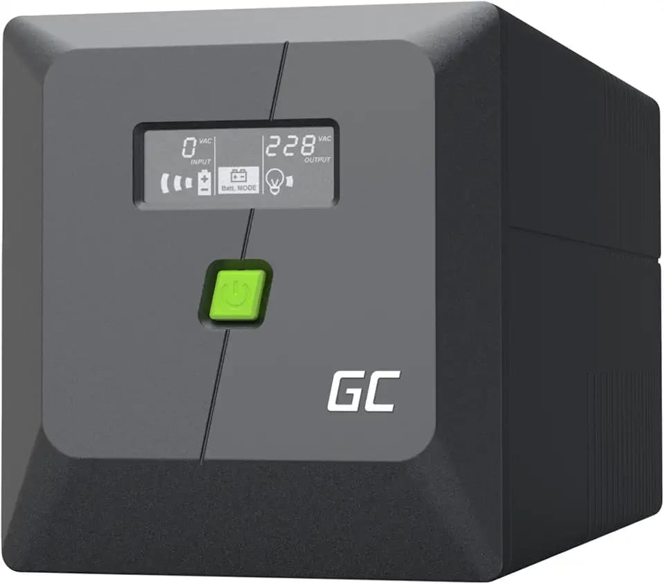 Green Cell PowerProof USV 750VA 480W mit LCD-Display und Reiner Sinuswelle