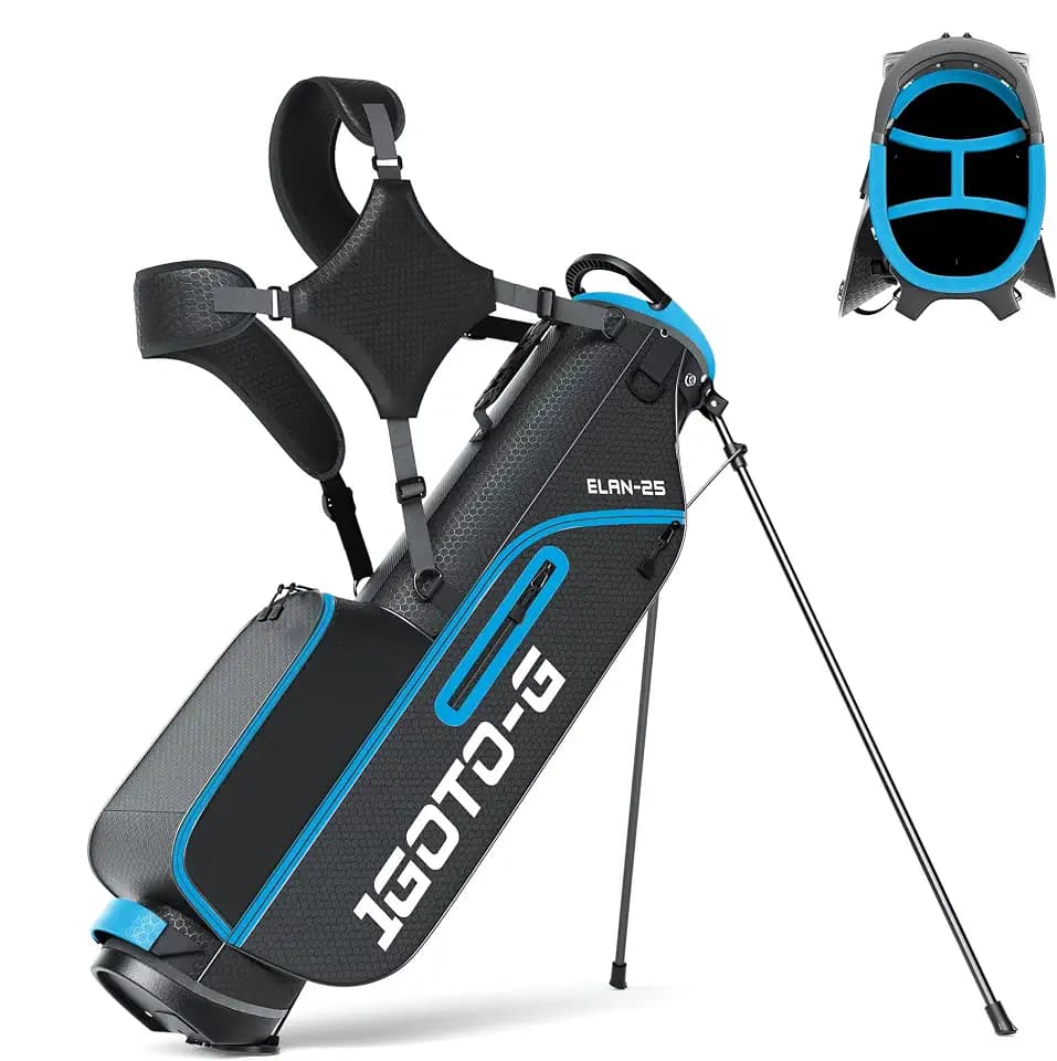Junior Golf Stand Bag - Youth Golf Bag Ages 6-14+ Adult Lightweight Golf Stand Bag for Children & Adult
