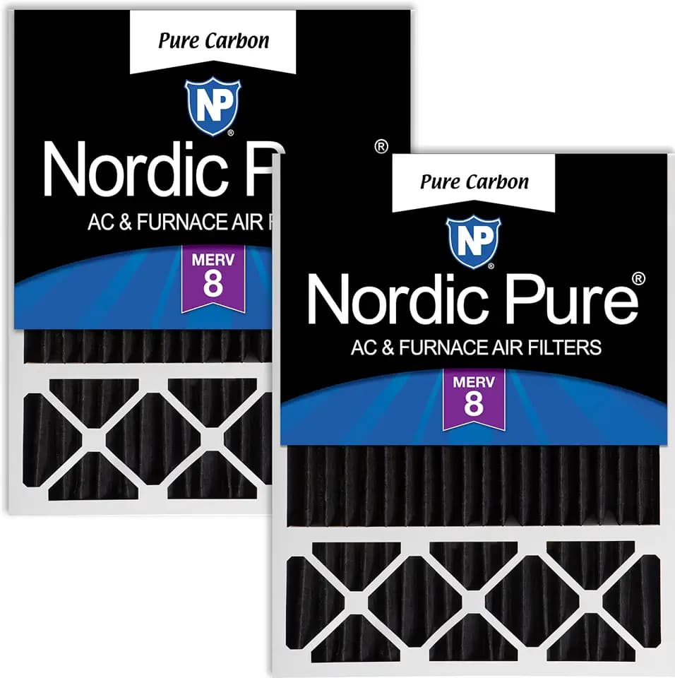 Nordic Pure 20x25x5 Honeywell/Lennox Replacement MERV 8 Air Filter 2 Pack