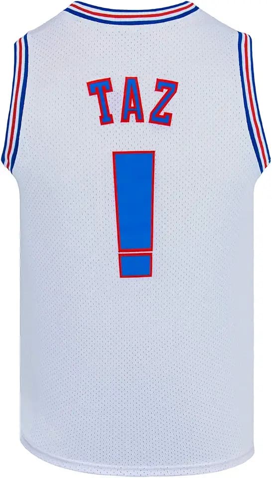 CNALLAR Mens Basketball Jerseys Taz !# Space Movie Shirts