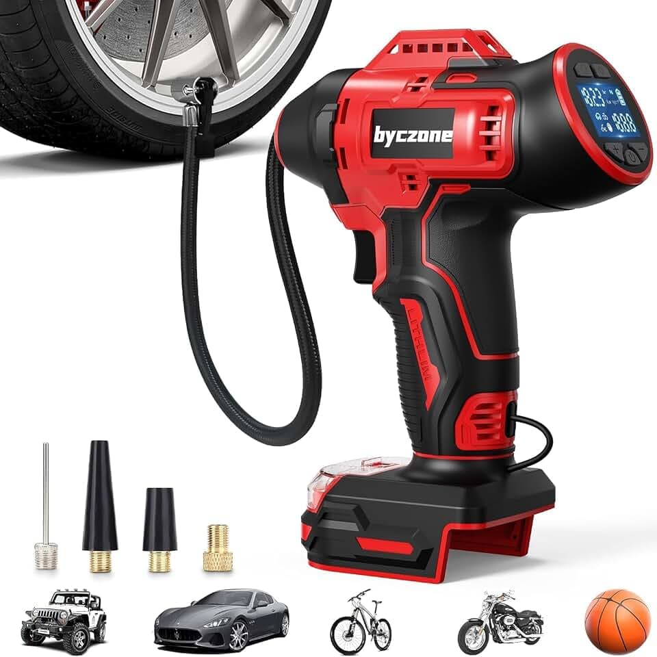 160 PSI Tire Inflator Compatible with Milwaukee 18V Battery, No Battery