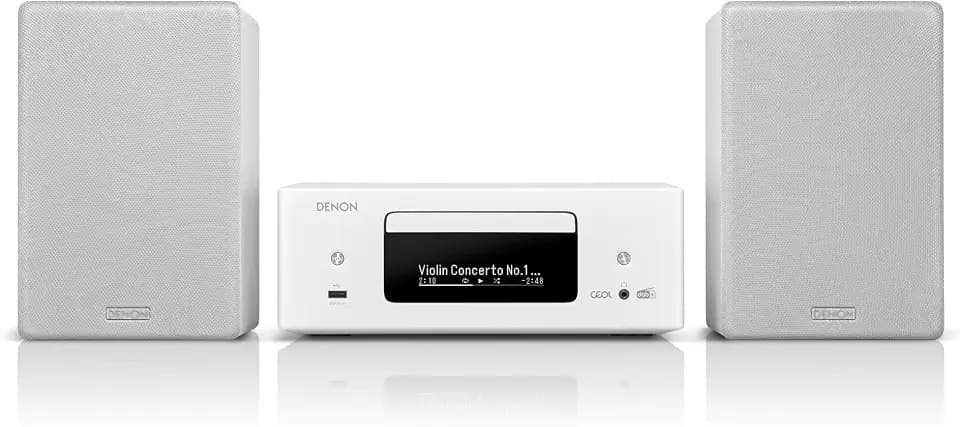 Denon CEOL N-12DAB HiFi-Komplettsystem mit Lautsprechern - Weiß