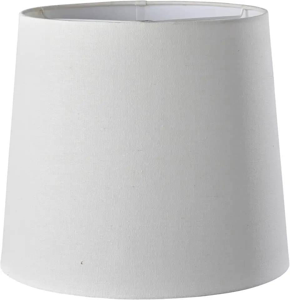 Adesso SH0003 Spider/Harp fitter White Linen Drum Hardback Shade