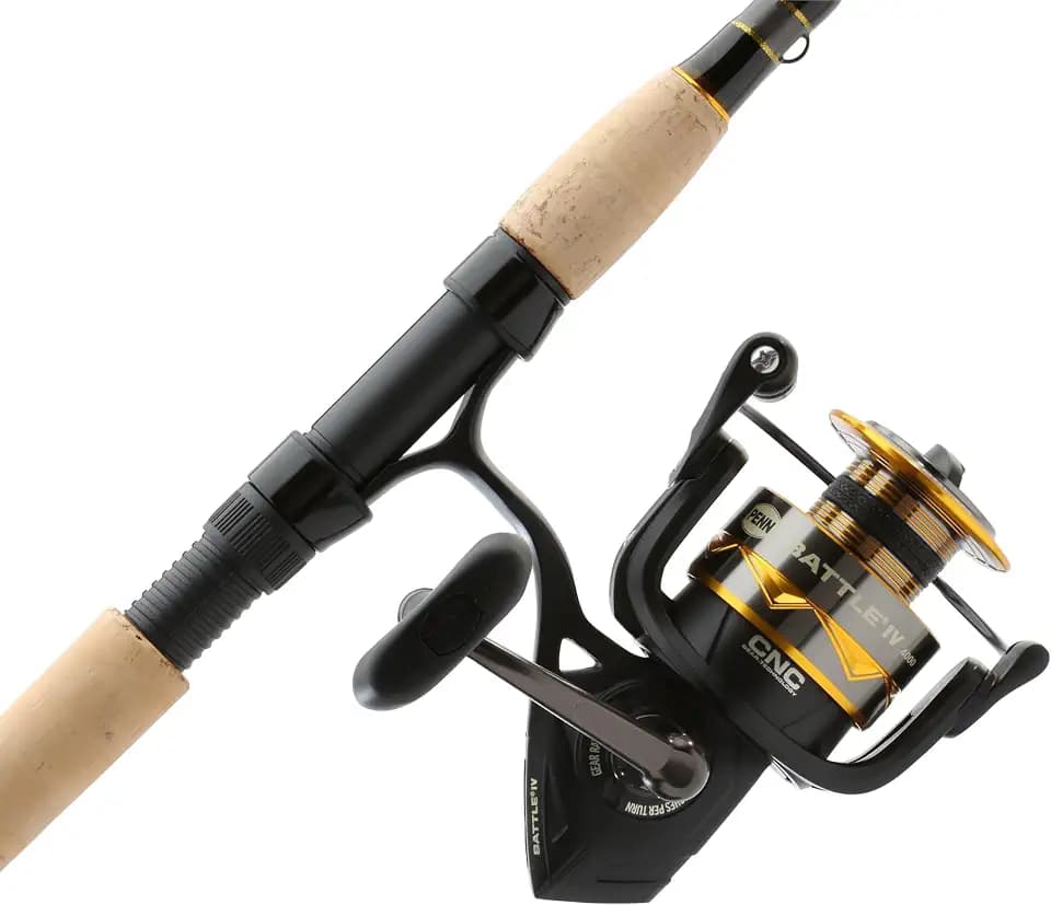 Penn Battle IV Spinning Reel and Fishing Rod Combo