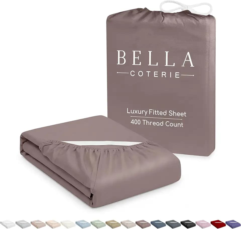 Bella Coterie | Luxury Bamboo Viscose King Size Fitted Sheet Only